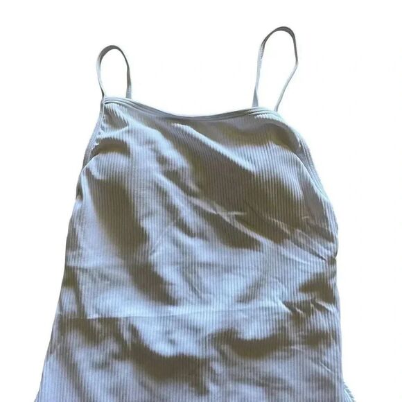 Andie THE PALOMA RIB White One Piece Adjustable Straps Padded  Suit SZ L #1437 - Picture 3 of 12